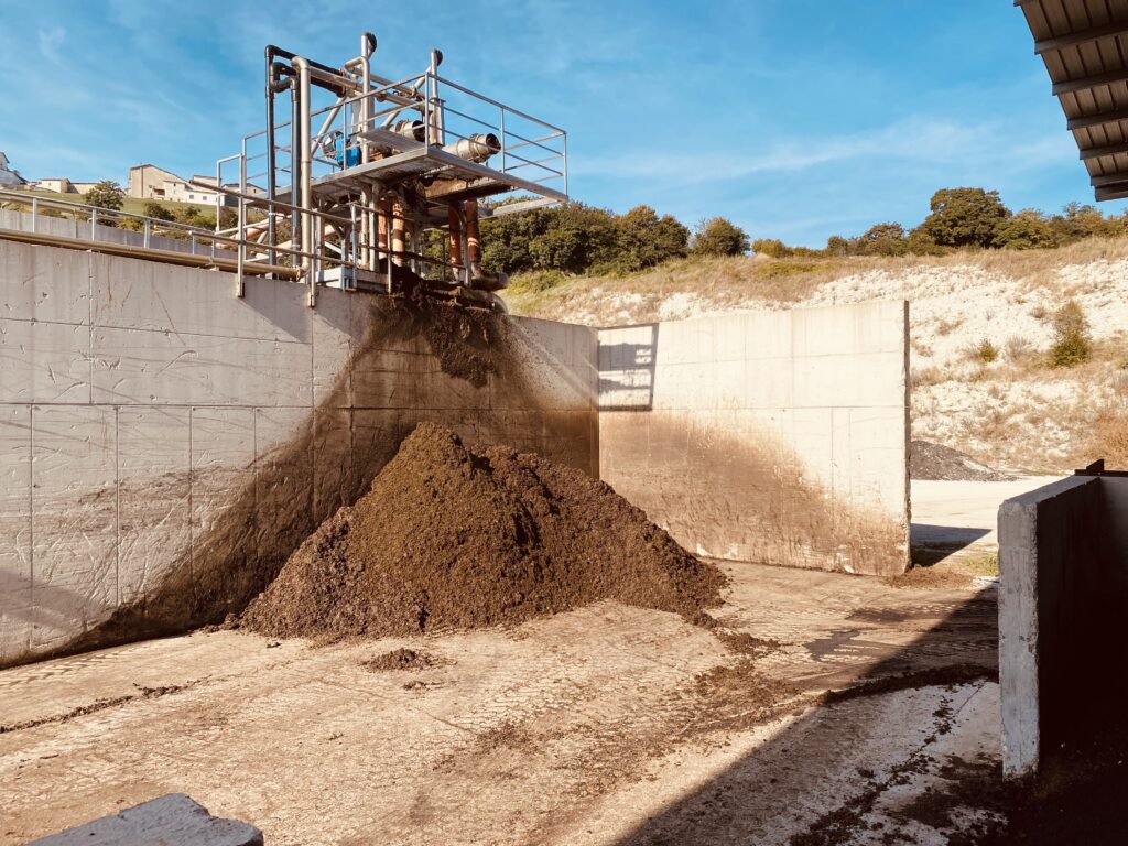 Trincea stoccaggio digestato