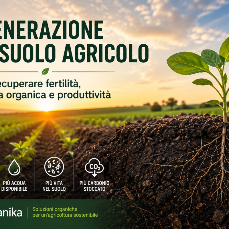 Rigenerazione del suolo agricolo: come recuperare fertilità, sostanza organica e produttività